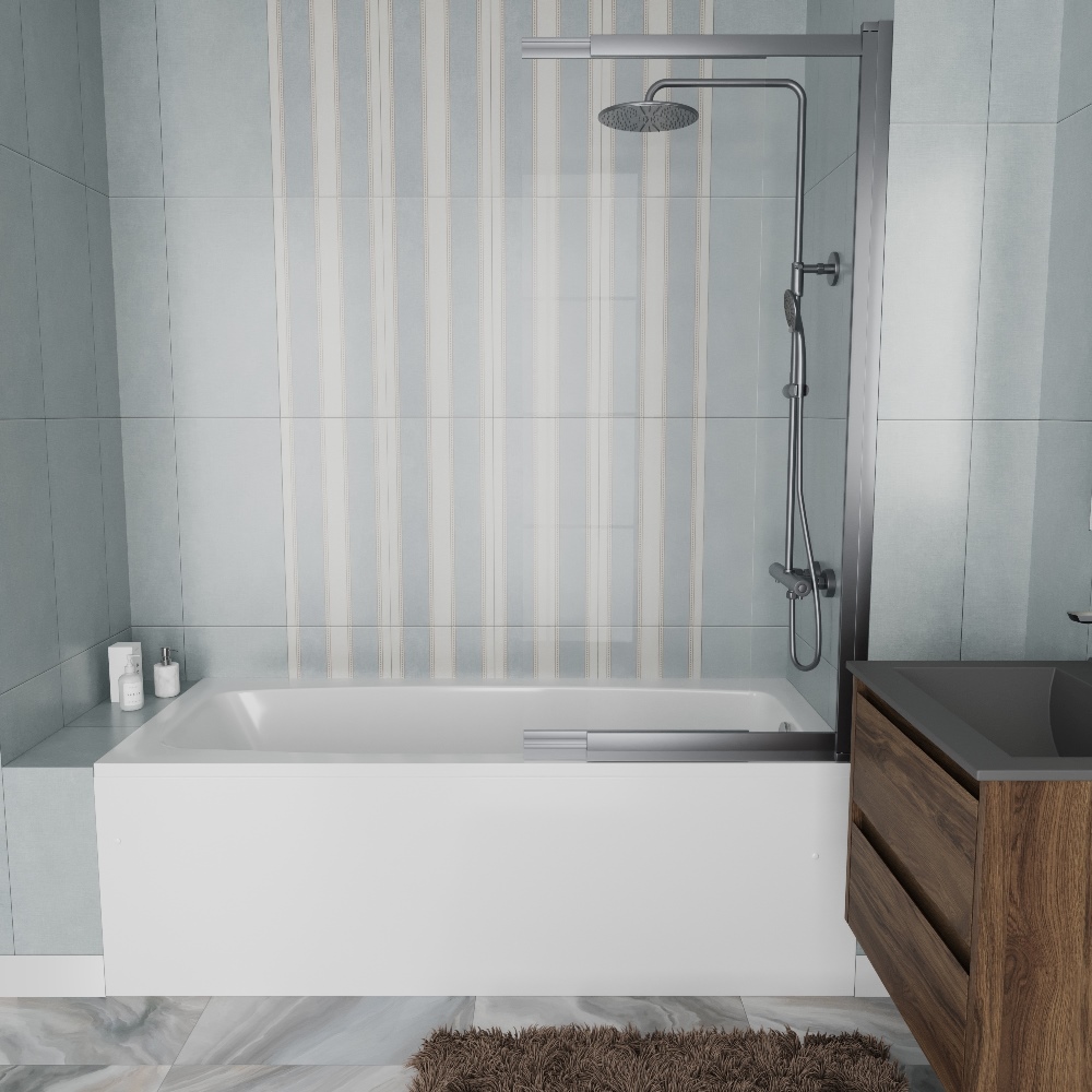 Ванна акриловая Vincea VBT-2S 170х170 с каркасом Белый глянцевый — изображение 4