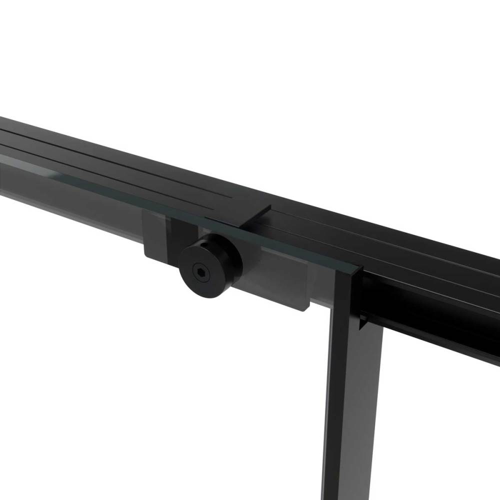 Душевая дверь Vincea Slim Soft Черный / Прозрачное — изображение 3