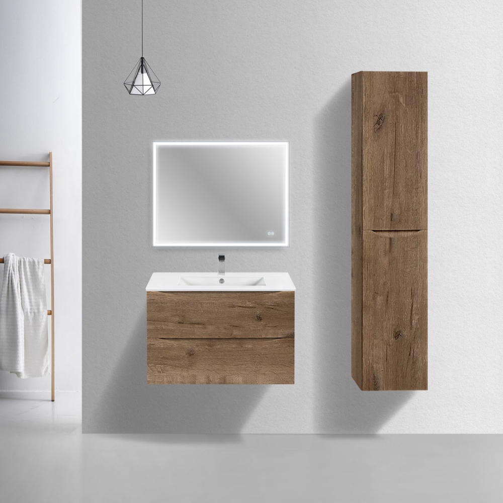 Тумба подвесная Vincea Mia Slim 80 Дуб винтажный — изображение 2